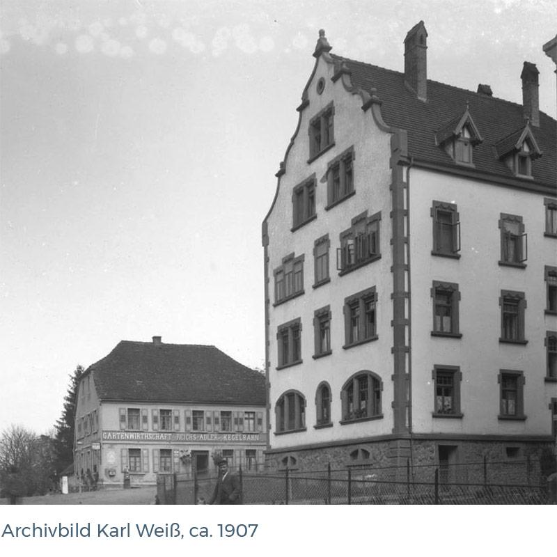 Archivbild Karl Weiß, ca. 1907 